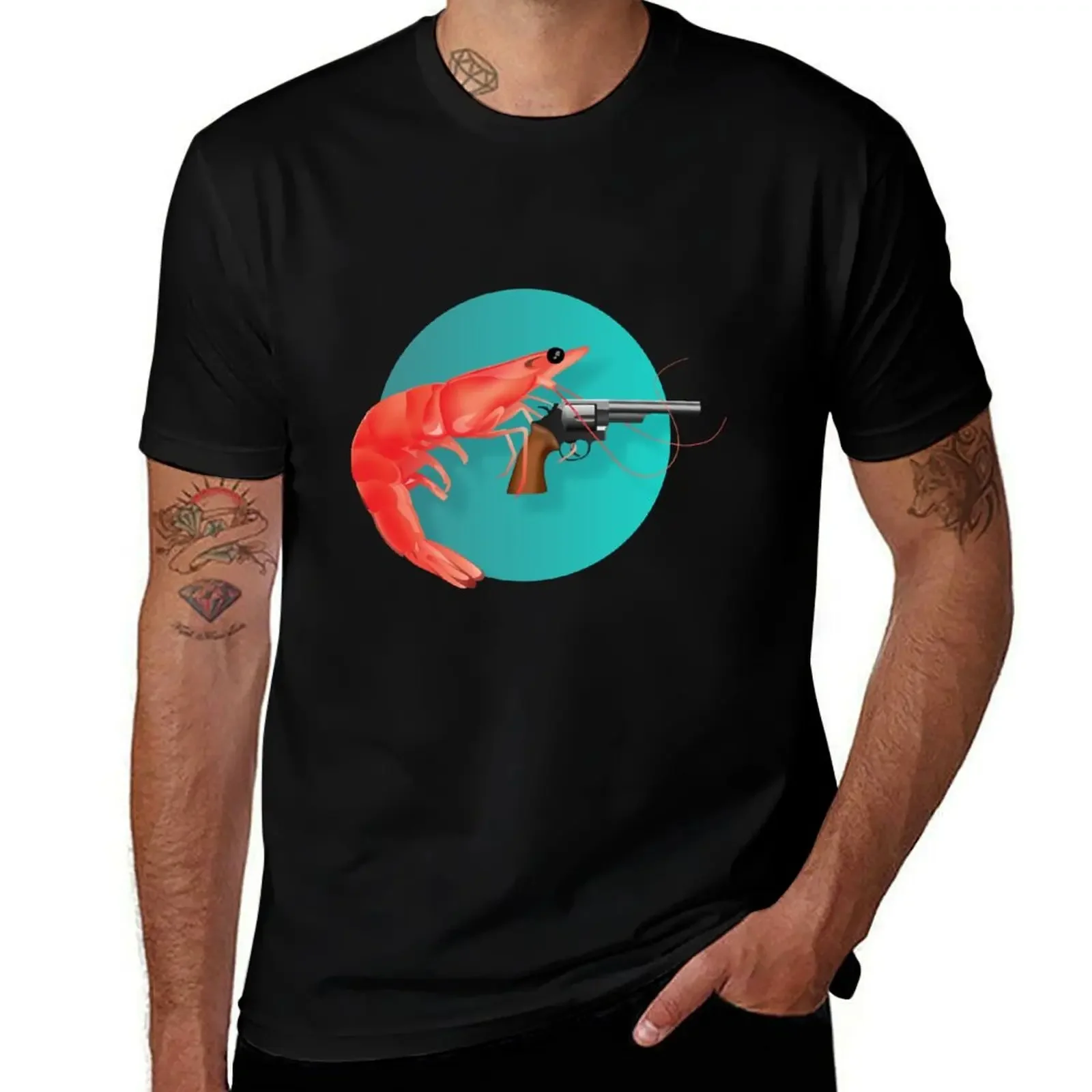 Pistol Shrimp T-Shirt plain graphic tee shirt boys animal print plain white t shirts men