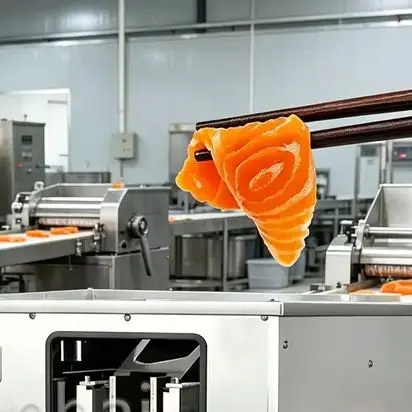 Fish Processing Slicer, Heavy Duty Oblique Fish Fillet Cutter, Automatic Stainless Steel Seafood Slicing Machine