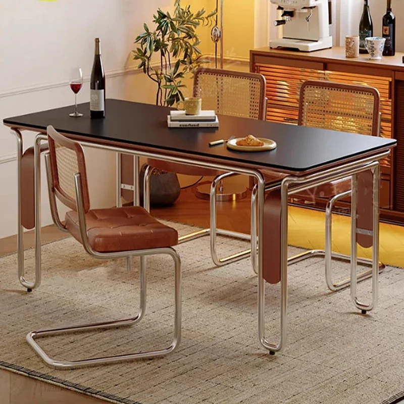 

Unique Modern Table Glamour Exquisite Simple Trendy Dining Table Premium European Tavolo Rotondo Pranzo Dining Room Furniture