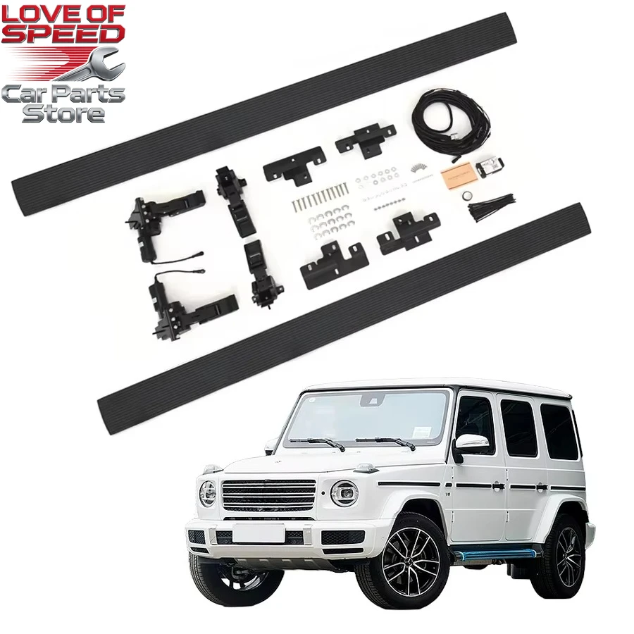 

Новинка 2026 года: Автоматические электрические выдвижные подножки из алюминия с защитой от защемления и водонепроницаемостью для Mercedes-Benz G500 G63 AMG 2019-2025