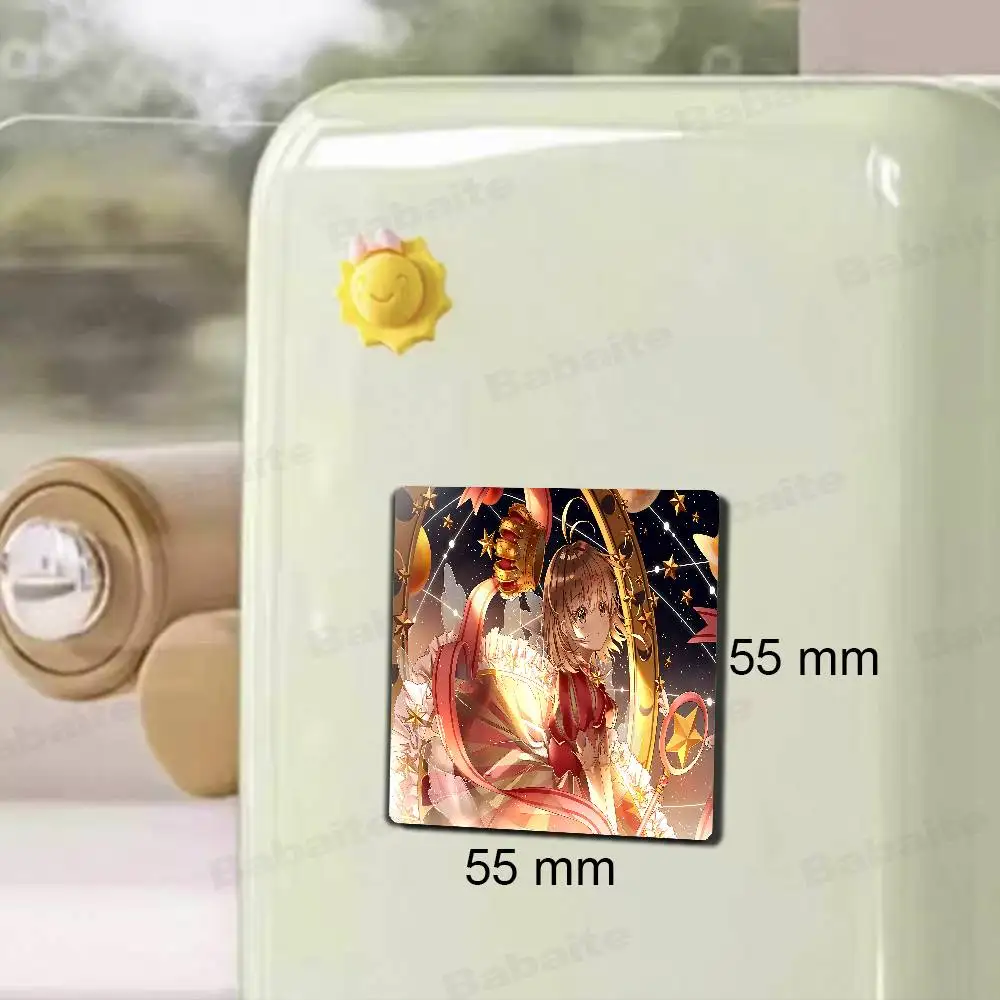 C-Cardcaptor Sakura Magnets Personalized Fridge Magnets Custom Magnets For Kitchen Whiteboard Home Decoration Office Gift