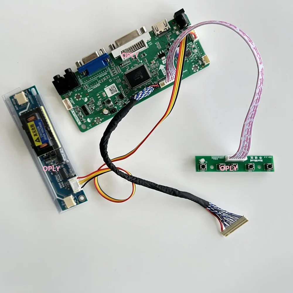 

Плата контроллера HDMI-совместимая VGA DVI для LP154WU2-TLA1 LP154WU2-TLA2 LP154WU2-TLB1 LP154WU2-TLB2 1920X1200 ЖК-панель 15,4 дюйма