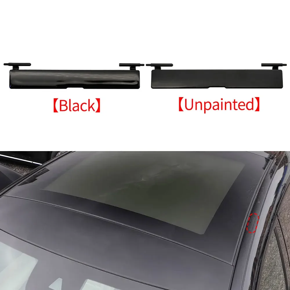 Car Roof Rail Molding Trim Roof Luggage Rack Cover Plate For Mercedes Benz GLE Coupe Class W167 2020-2026 GLE350 GLE450 GLE400