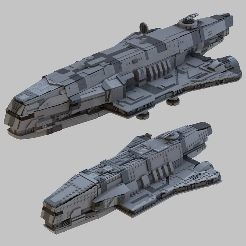 891 elementów MOC Playscale Imperial Gozanti Class Star Model Building Blocks Architektura Zabawka DIY Pomysł na Prezent Świąteczny Klocki Urodzinowe