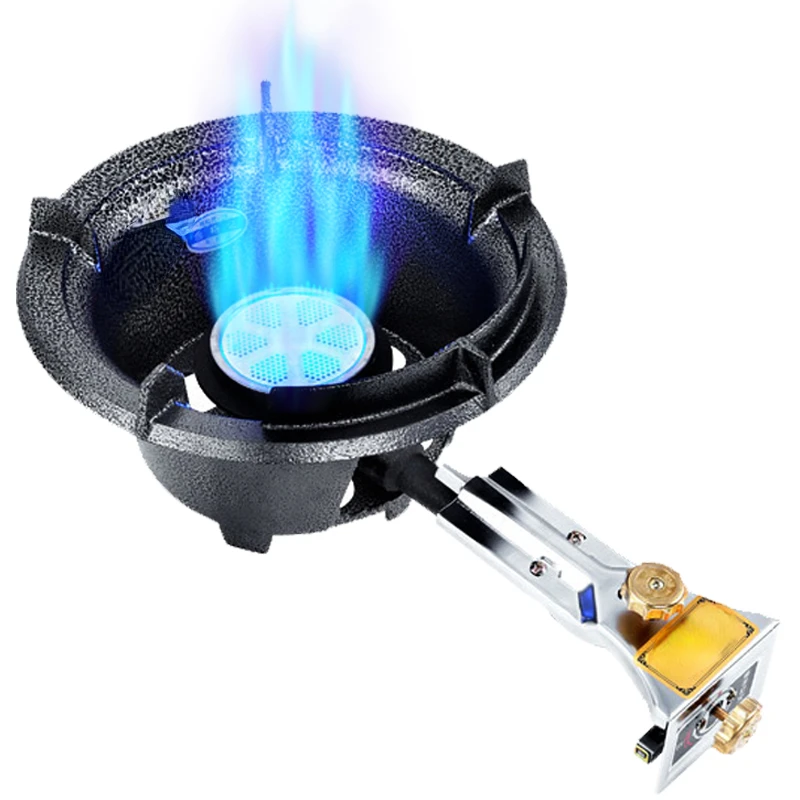 Fierce Fire Stove Medium Pressure Raging Fire Stove Commercial Restaurant Mute Gas Stove Liquefied Gas Energy-Saving Gas