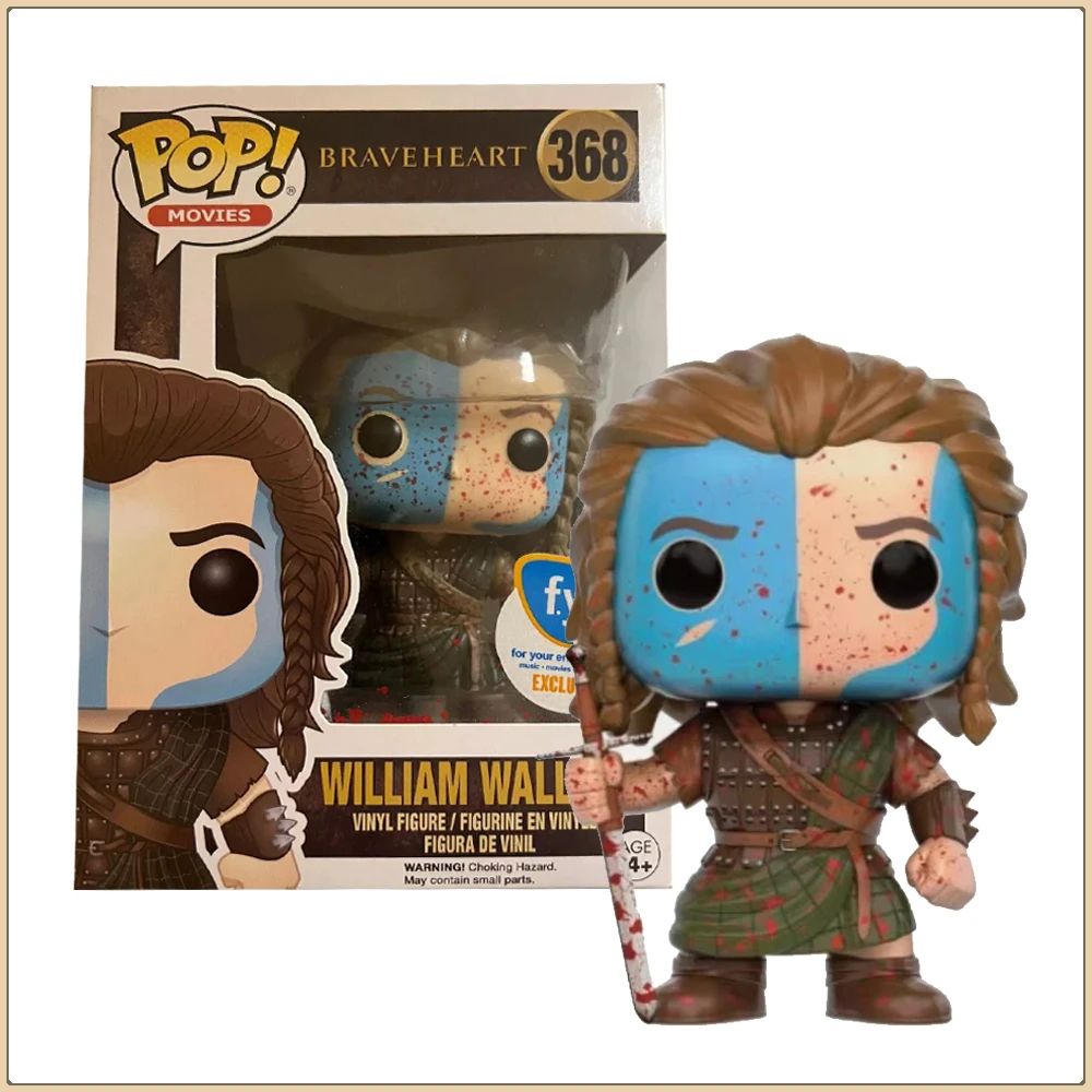 

Funko Pop Brave Heart William Wallace War History Movie Protagonist Limited Model Ornaments Action Figures Children Collect Gift