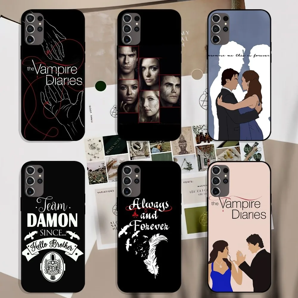 TV The V-Vampire Diaries Phone Case For Samsung Galaxy S22 S24 S23 S30 Note 20 10 Plus LITE FE ULTRA Shell