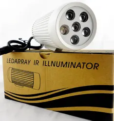 Video Surveillance 15/45/60Degree 100M 12V Night Vision 850nm IR LED Array Infrared Illuminator Light lamp For CCTV Cameras