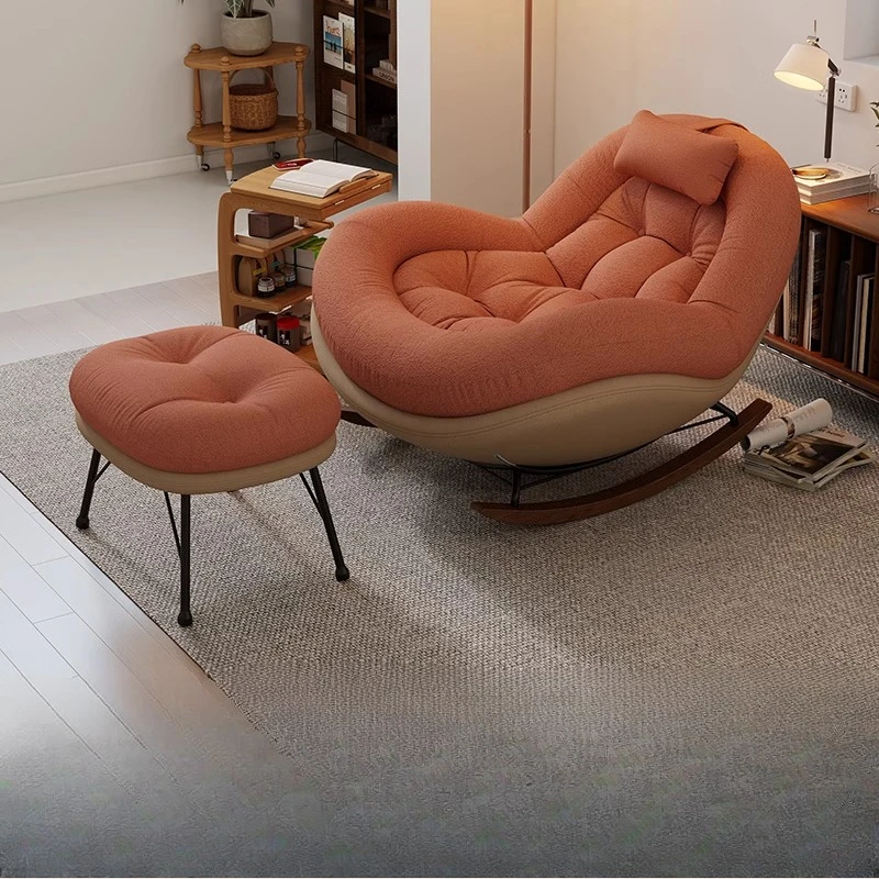 &-Rocking Gaming Living Room Chairs Lounge Mobile Luxury Bedroom Designer Reading Chairs Relax Comfortable Fauteuil Home