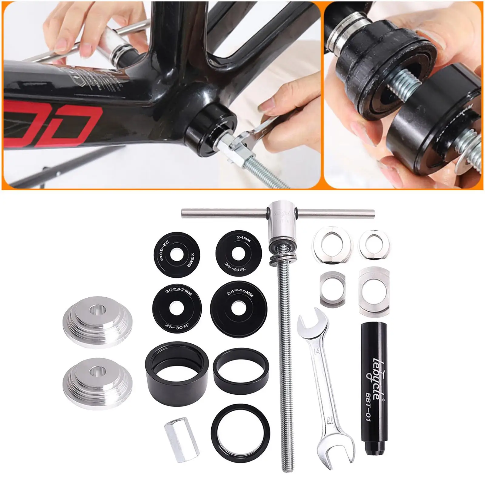 

Bearing BB Tool Bottom Bracket Install Removal Cycle Mechanical Headset Installing Remover for BB86/BB30/BB91/BB92/PF30