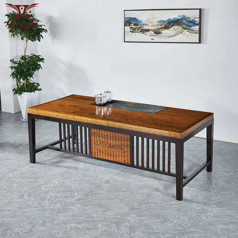 

PYJ mahogany tea table and chair combination sandalwood office home new Chinese simple coffee table