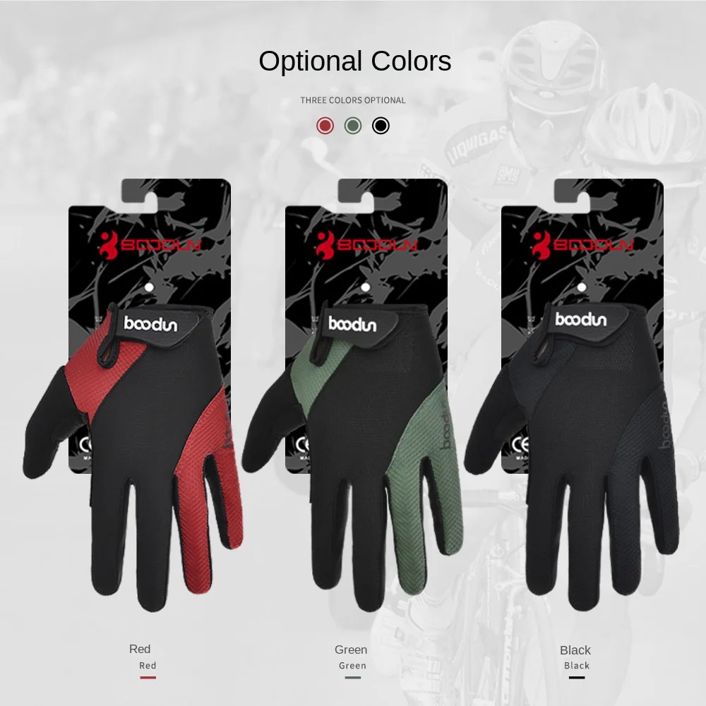 Cycling gloves, stitching long finger cycling gloves outdoor sports gloves full finger snow gloves guantes moto