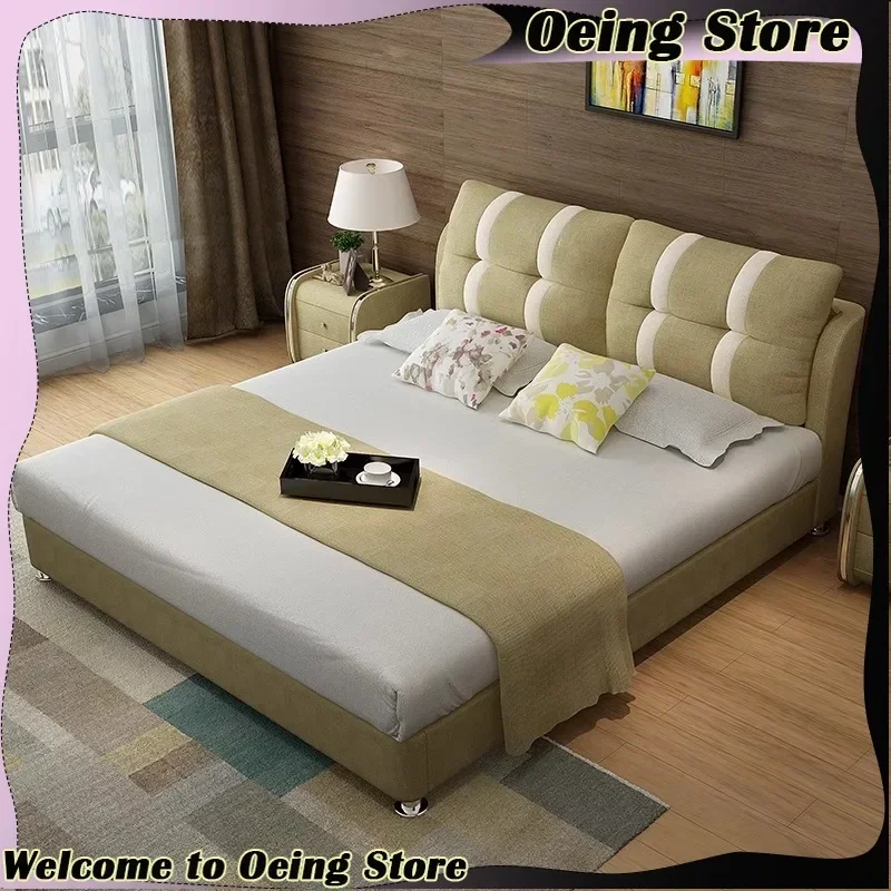 180x200cm Lounge Adults Bed Frames Frame Luxury Queen Fancy Bedroom Beds Nordic Headboard King Bedroom Furniture Accessories