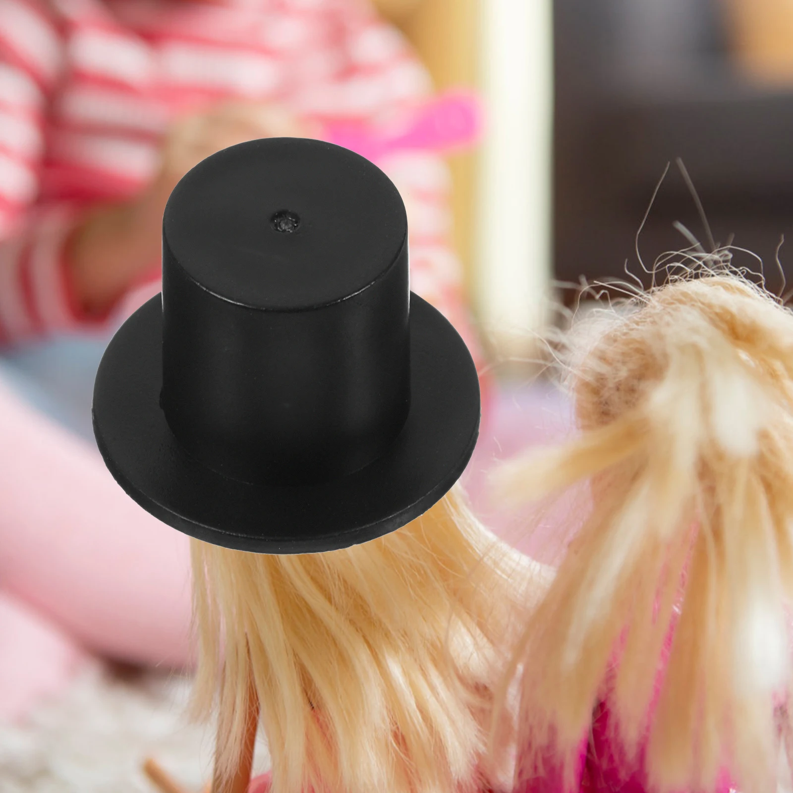 

100pcs Mini Clown Hat Plastic Decoration Diy Craft Party Supplies Home Decor Kids Classroom Projects Black S Size