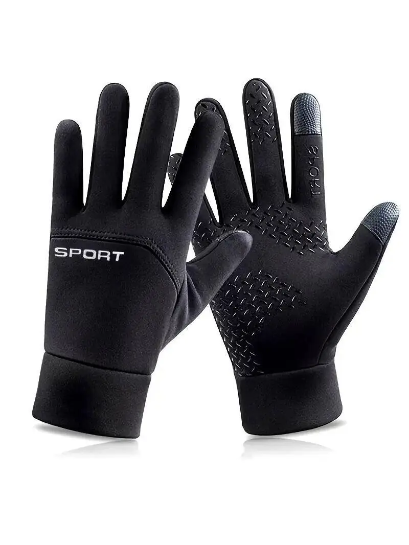 AliExpress 2025 High Quality Winter Men's and Women's Warm Gloves Plush Outdoor Sports Windproof and Cold proof Bicycle Gloves