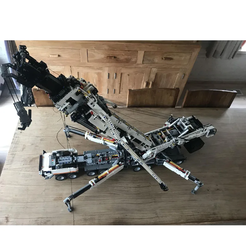 

MOC-20920 Классический городский грузовой кранLTM11200Набор моделей строительных блоков7705 деталей MOC Креативные строительные блоки для мальчиков и детей на день рождения