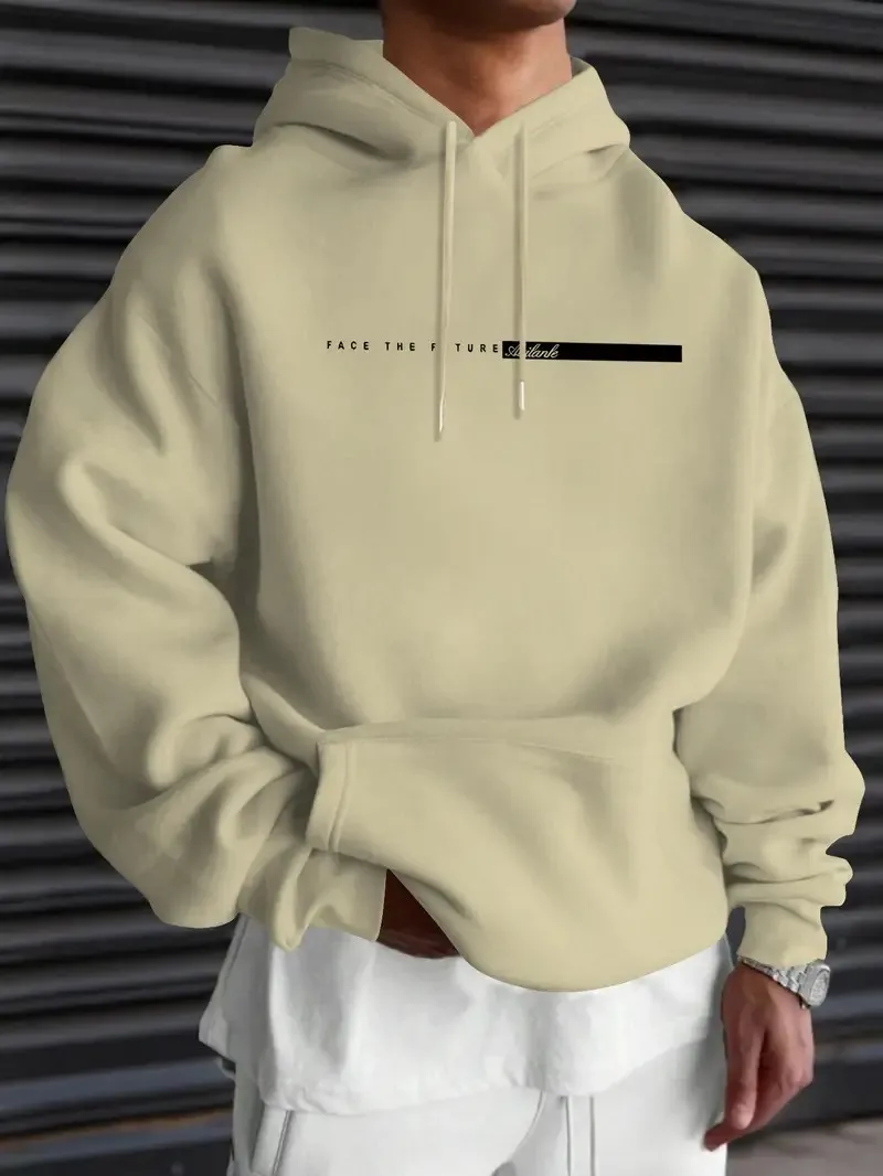 The new 3D printed fashionable versatile comfortable and casual outdoor street style men's sportswear for the autumn of 2025