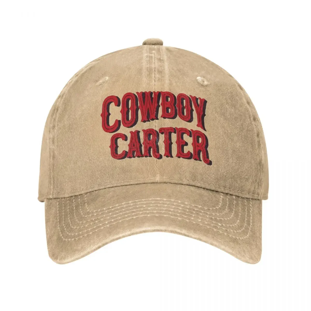 Vintage Beyonce Rustic Cowboy Carter Baseball Caps Unisex Distressed Washed Snapback Hat Outdoor Workouts Unstructured Soft Cap