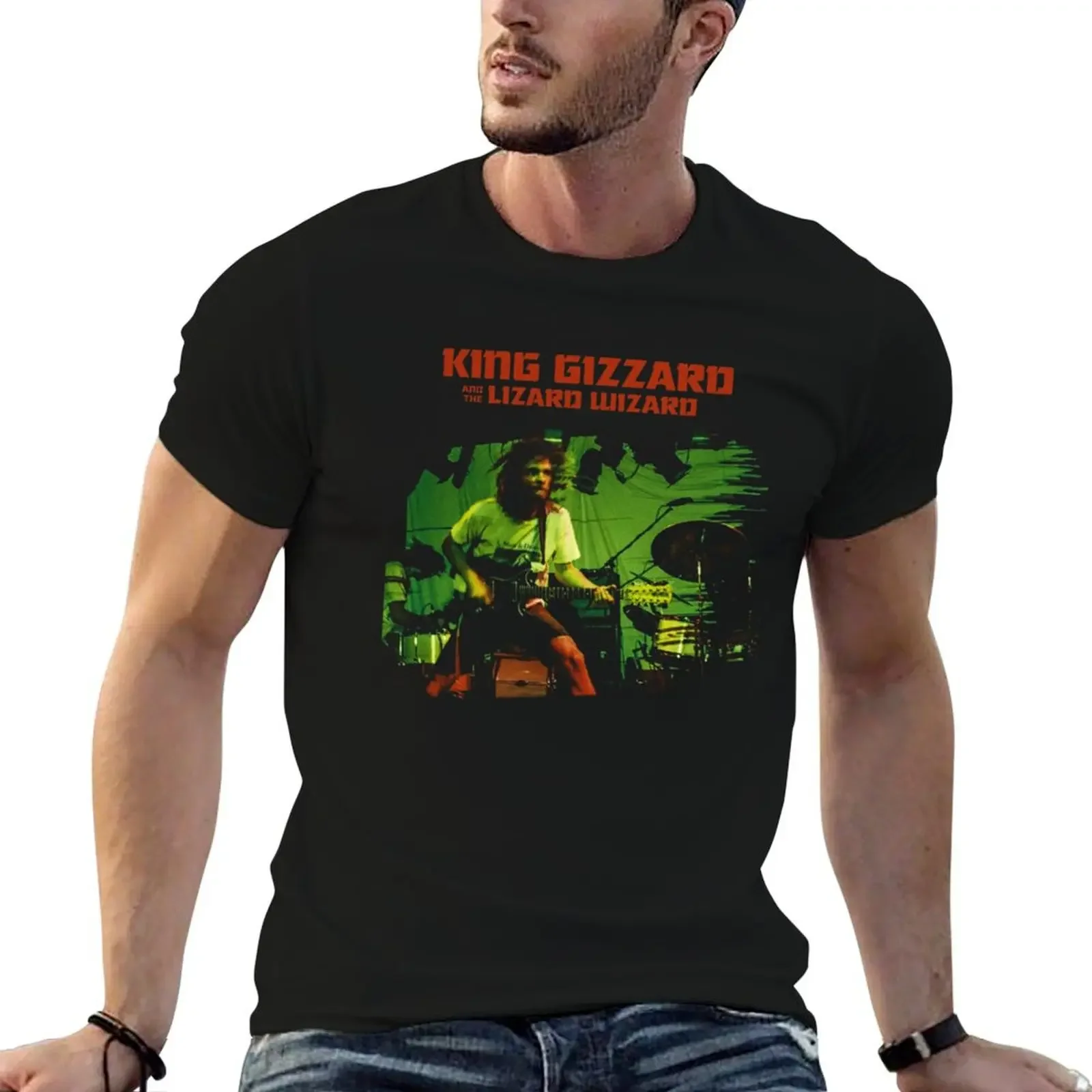 

King Gizzard and the lizard wizard T-Shirt customizeds blue archive graphic tee shirt t shirt for men
