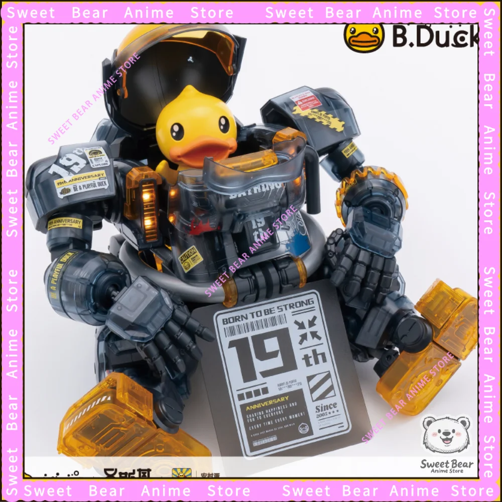 SOSKILL Spartacus Black Warrior Farbtransparentes Mecha Yellow Duck Kit 19th Anniversary Limited Actionfigur Anime Modellspielzeug