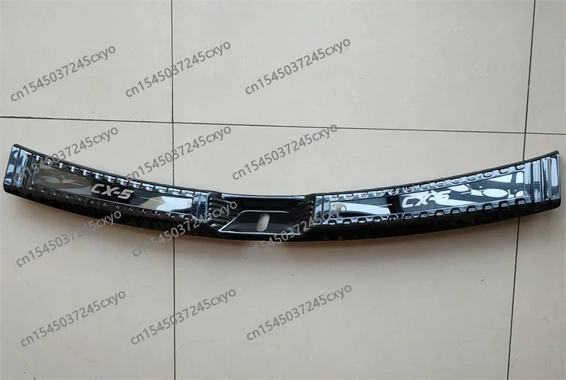 

For Mazda CX5 CX-5 KF 2017 2018 2019 2020 Stainless Steel Rear Bumper Protector Sill Trunk Tread Plate cover Trim Car styling