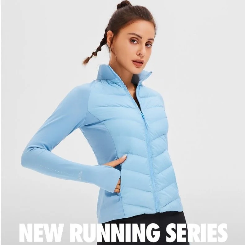 Figure Skating Training Jacket, Down Jacket, Sports Jacket with Plush Insulation and Elasticity