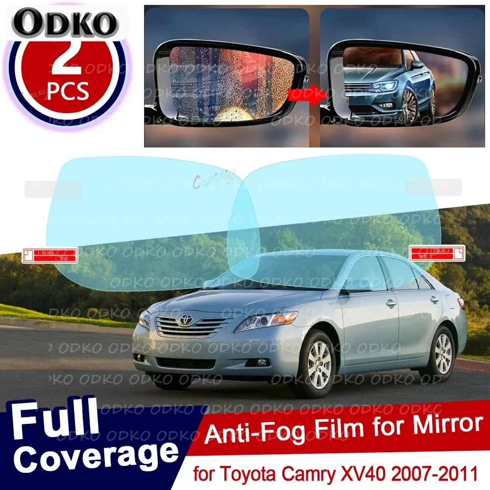 

Для Toyota Camry XV40 40 2007 ~ 2011 полное покрытие противотуманная пленка зеркало заднего вида непромокаемая противотуманная пленка аксессуары 2008 2009 2010