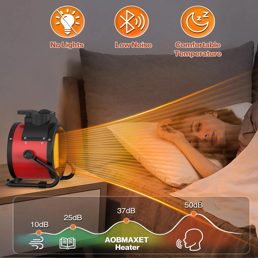 2000W 3000W Ceramic Electric Heater Indoor 3-speed Adjustment Intelligent Constant Temperature Overheat Protection Fast Heater