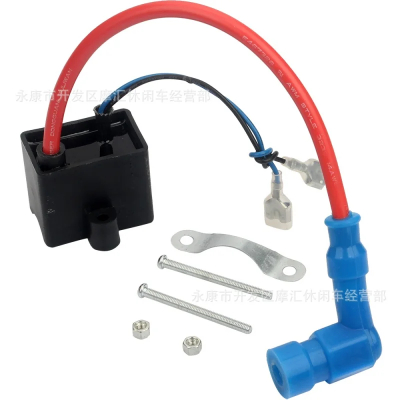 

Mini Motorcycle Bicycle Accessories 50cc/80cc 2Stroke High Pressure Pack Ignition Coil Mounting Screw Blue