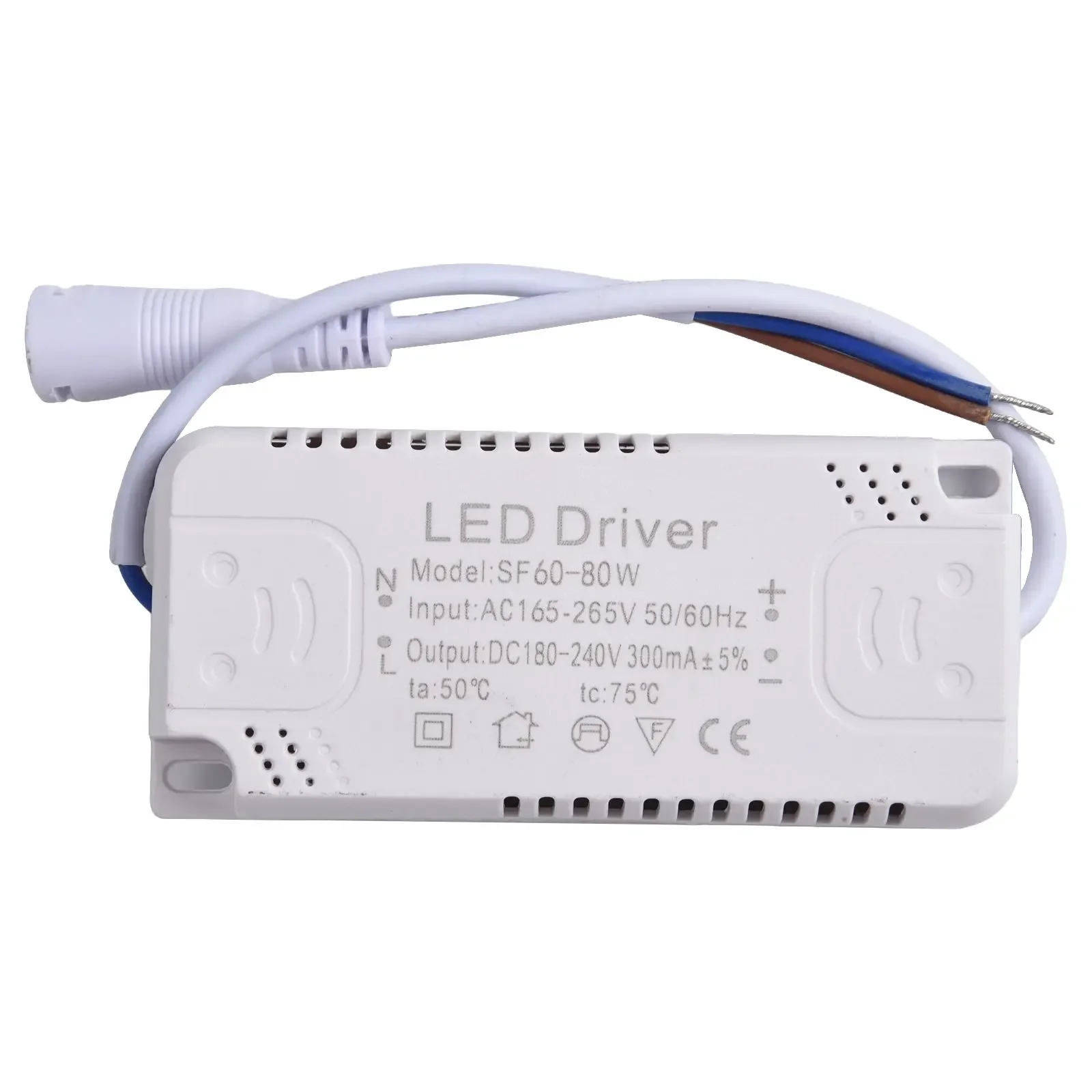 

300mA LED Driver Flicker-free Driver Commercial Photo Lighting Anti-leakage Technology Energy Efficiency Input Voltage 165-265V