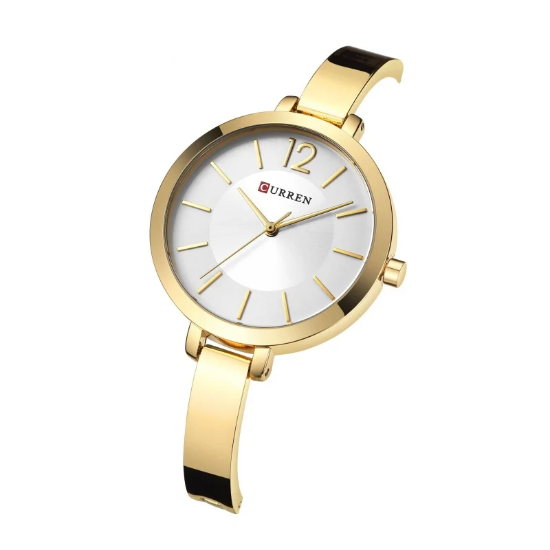 Curren 9012 Women's Watch Waterproof Quartz Watch Steel Strap Women's Watch Korean Fashion Watch