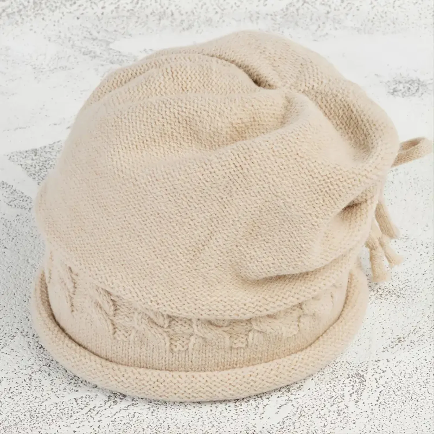 

Fashion Comfortable Hats Wool Knitted Warm Hats Autumn And Winter Bonnets silk Bonet Hair drying vonnet Silk bonnet for hair Hat