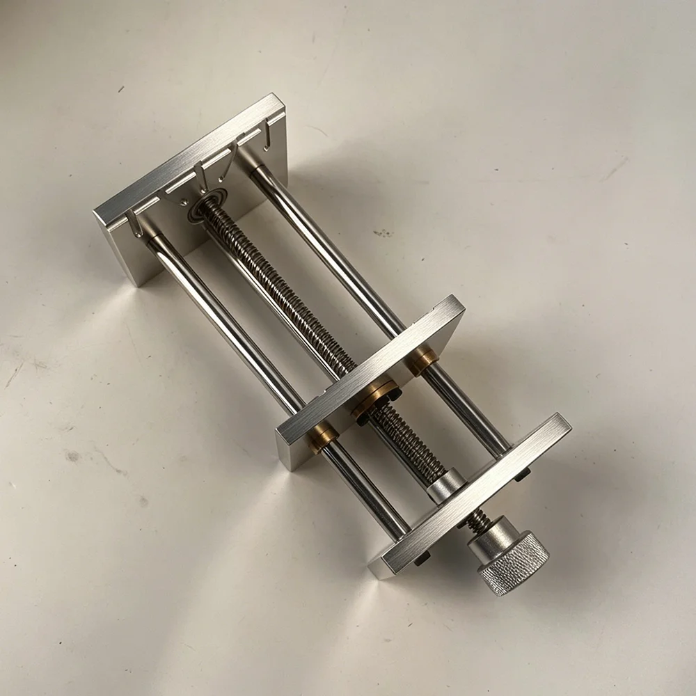 1 Stück PCB-Schraubstock aus Aluminiumlegierung, maximale Spannkapazität von 128 mm, Schweißvorrichtung für Heimrenovierungswerkzeuge – Detail 7