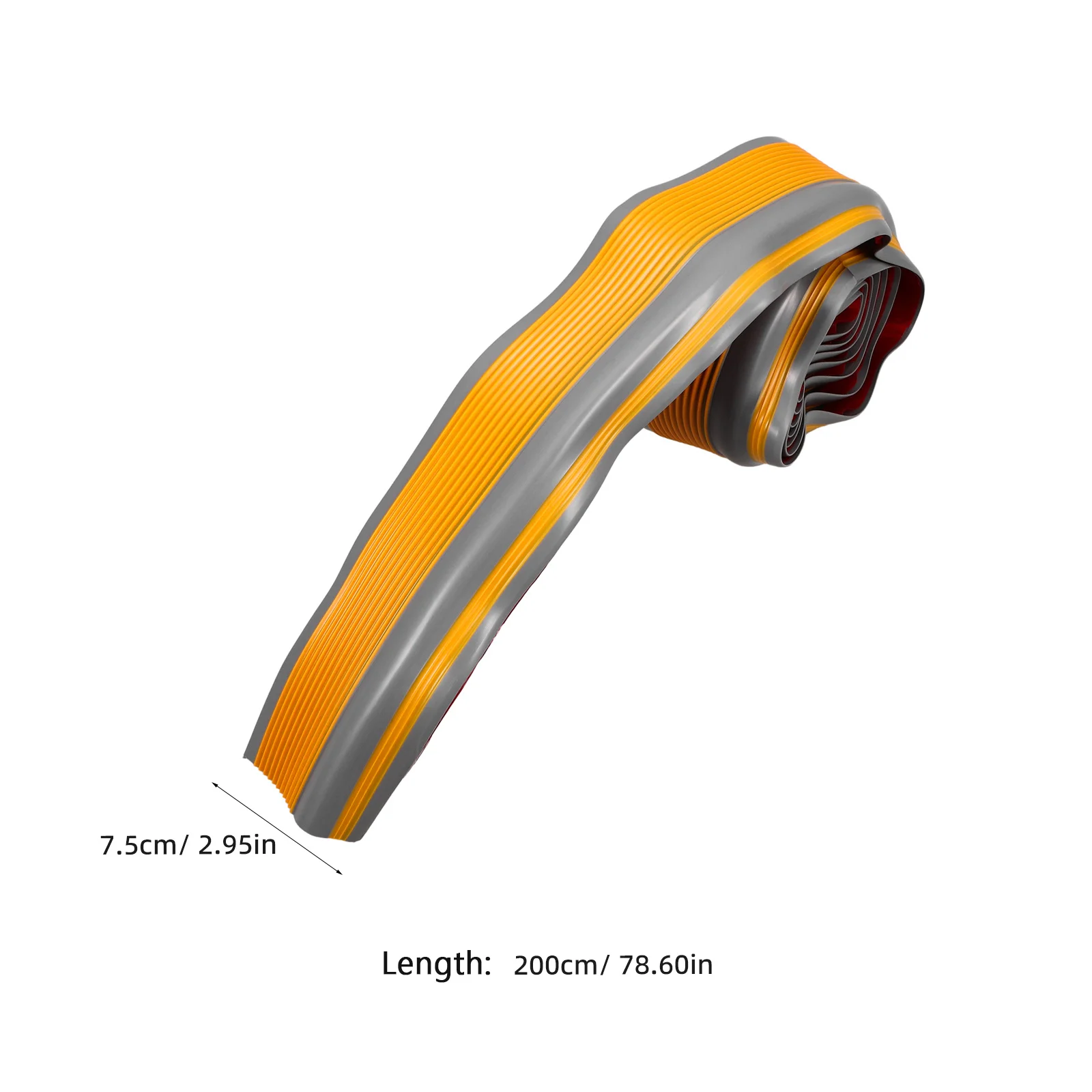 Durable Stair Anti-Slip Strip 2 Meter Non-Slip Tape Edges Protector PVC Trim Molding Grip Treads Safety Stair Nosing