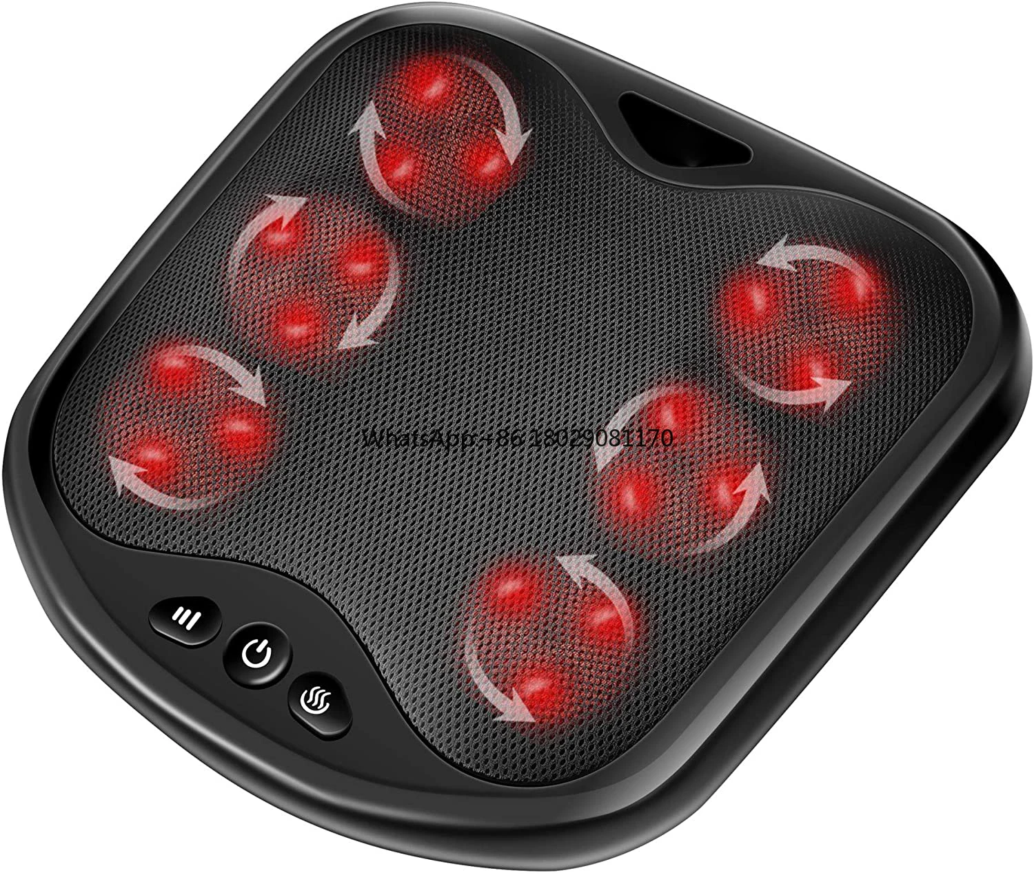 Shiatsu Foot Massager with Heat Washable Cover Kneading Electric Feet Massager Machine for Plantar Fasciitis