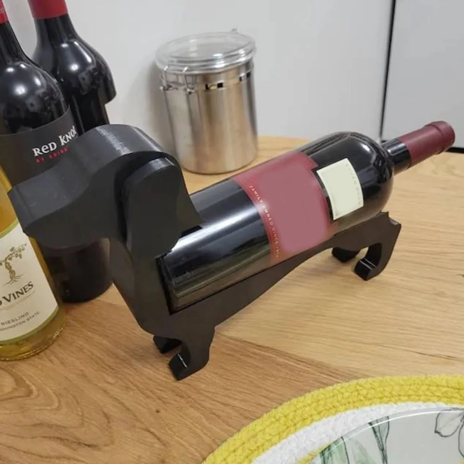 Dachshund Wine Bottle Holder Funny Countertop Wine Rack Liquor Display Stand Novelty Funny Gifts Home Decoration Accessories