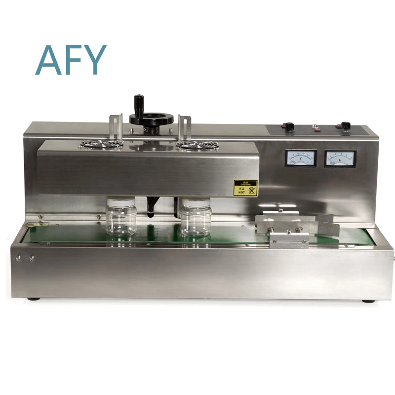 Electromagnetic Induction Sealing Machine for Bottles Jars Cans Continuous Automatic Sealer Industrial Packaging Equipment