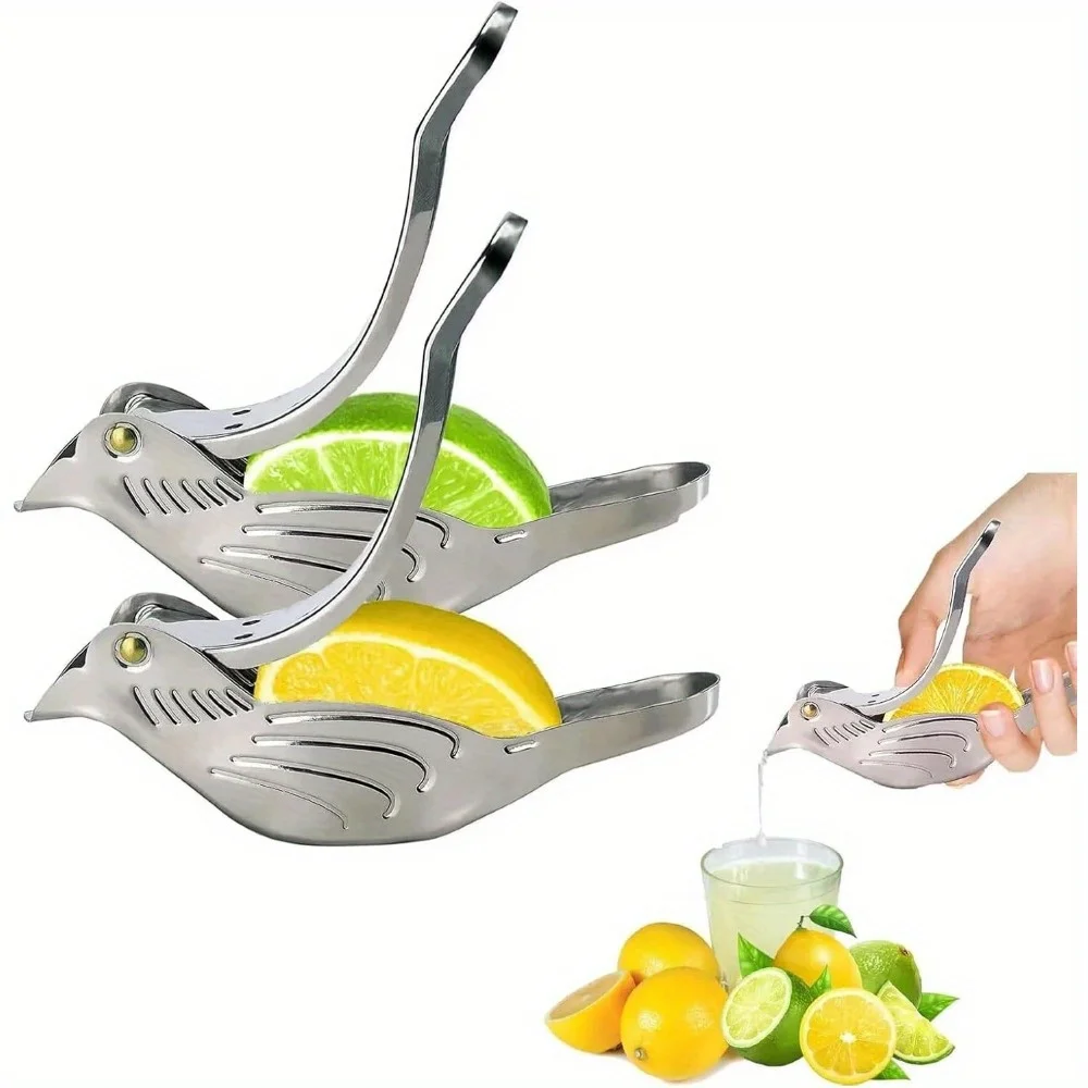 

2Pcs Convenient Bird Shape Juicer Stainless Steel 304 Tea Infuser Fruit Juicer Tea Leak Kitchen Accesories