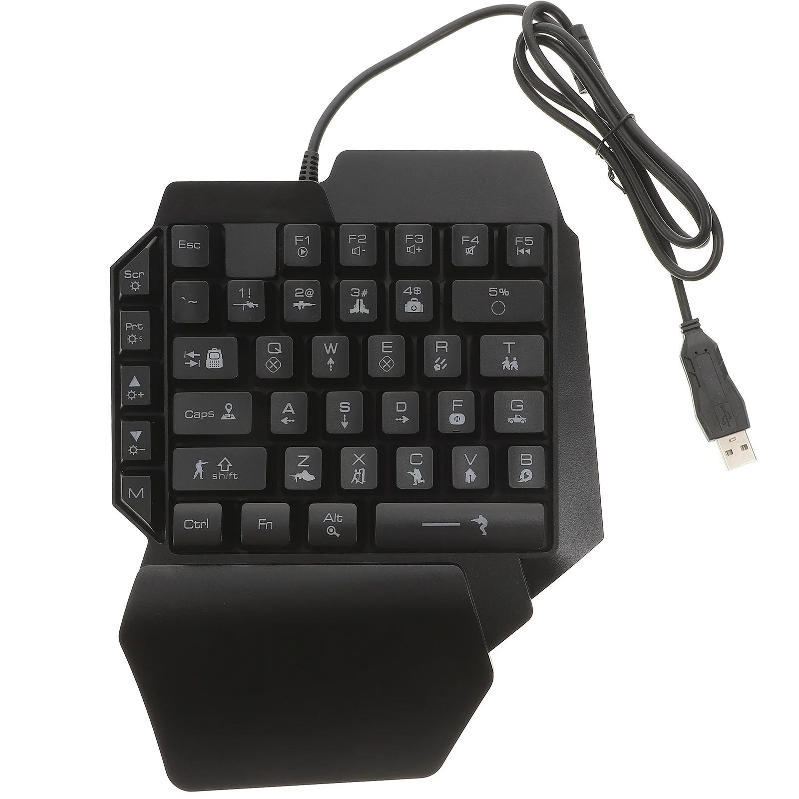 

One handed Keyboard Mechanical Computer Keyboards Wireless Rgb Backlit Gaming E Sport Long Durability Practical Use Simple