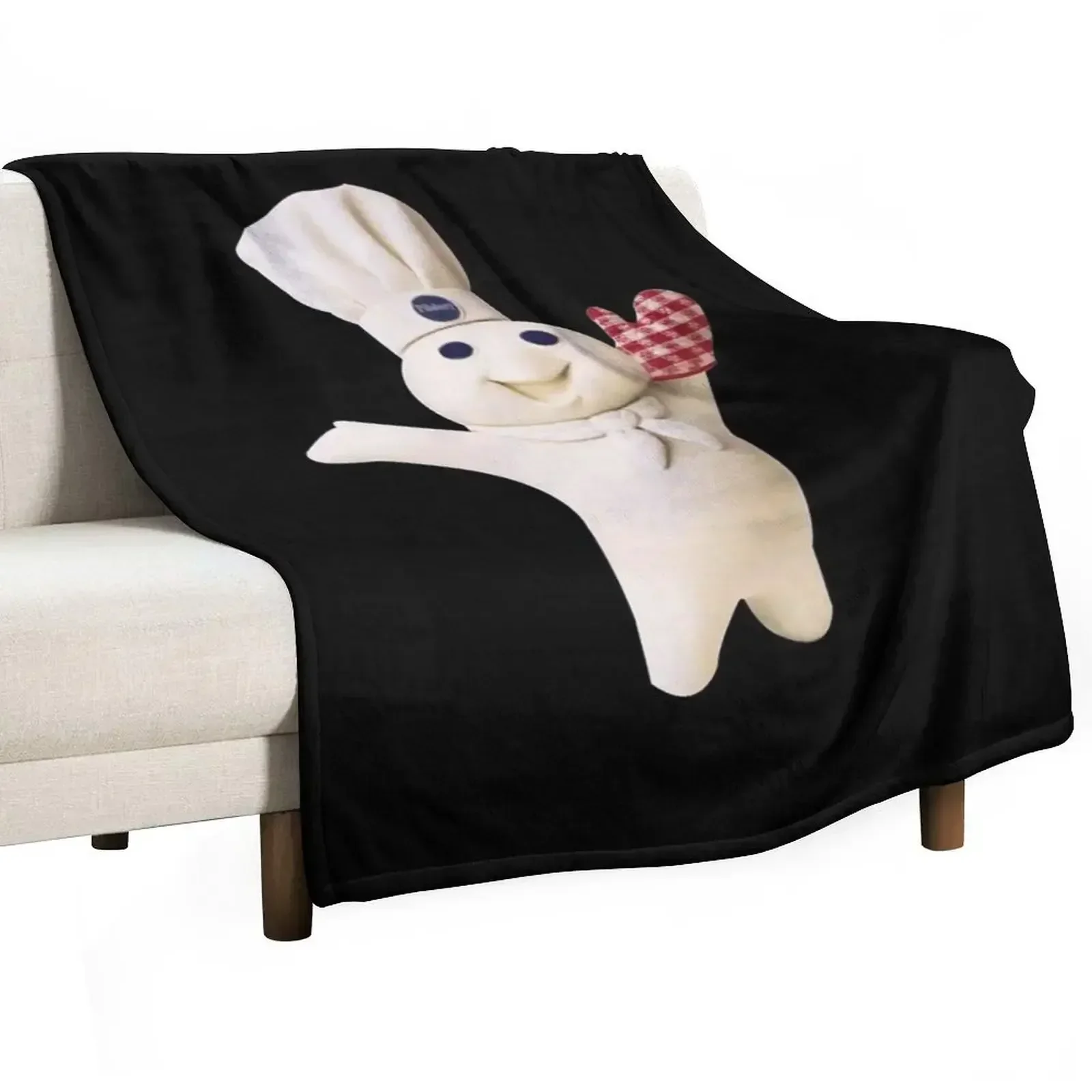 

Pillsbury Doughboy Throw Blanket All Season Soft Lightweight Blanket for Home