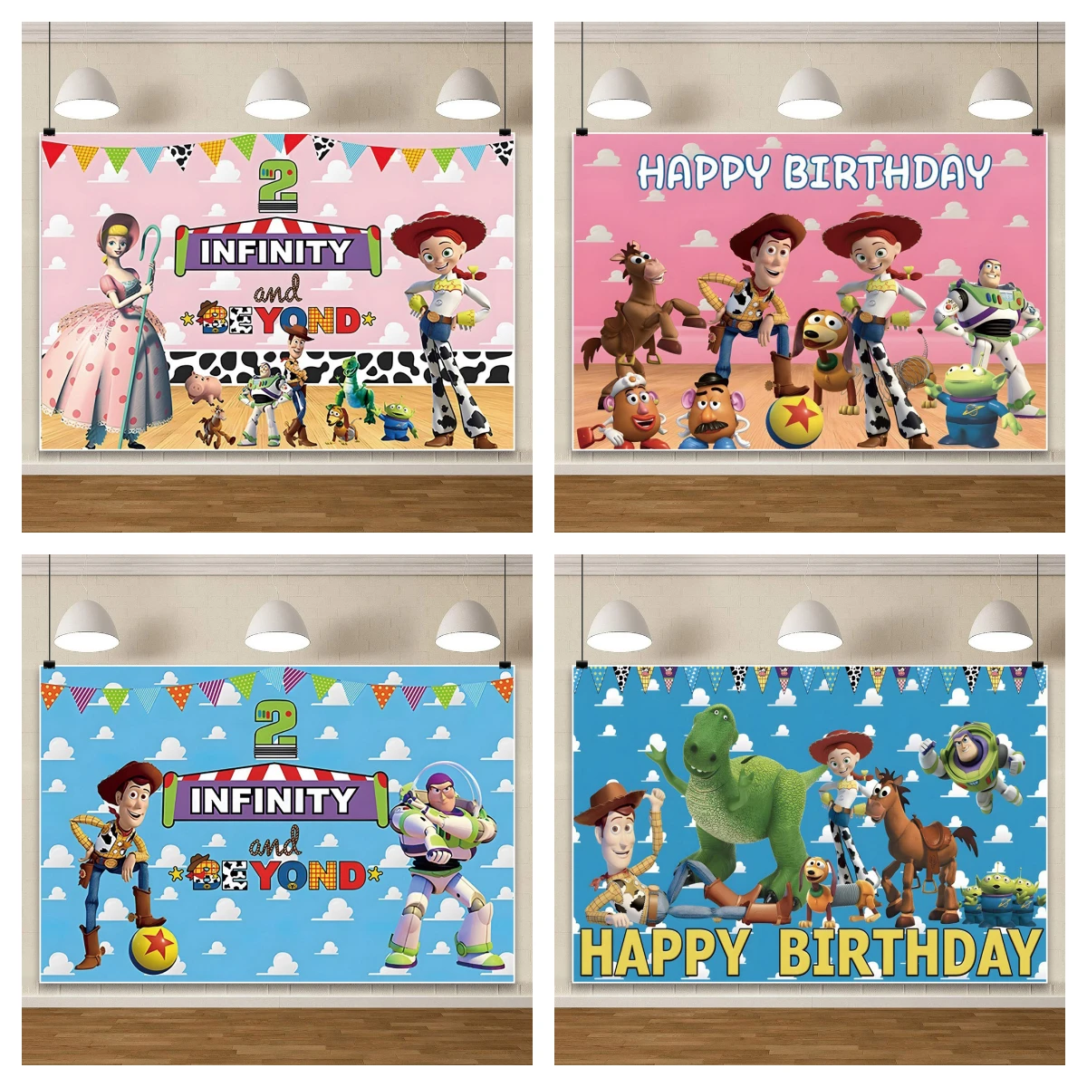 Toy Story Jessie Woody Background For Photography Baby Shower Birthday Party Decoration Props Supplies Photo Backdrop Customize