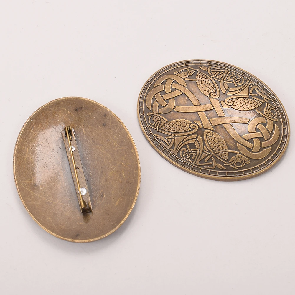 바이킹 거북이 브로치 남자 여자 중세 해적 코스프레 액세서리 노르웨이 핀 2 개/대