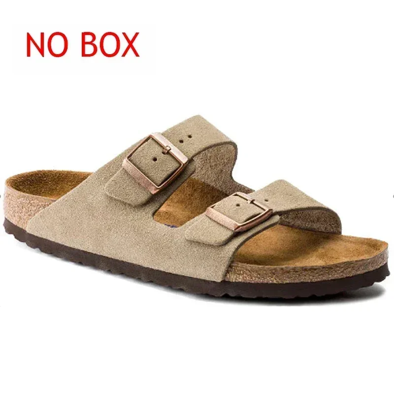 Birken Slippers Women Men Slippers Luxury Indoor Bottom Non Slip Cork Slippers Women's Beach Outdoor Home Flip Flops Sandals