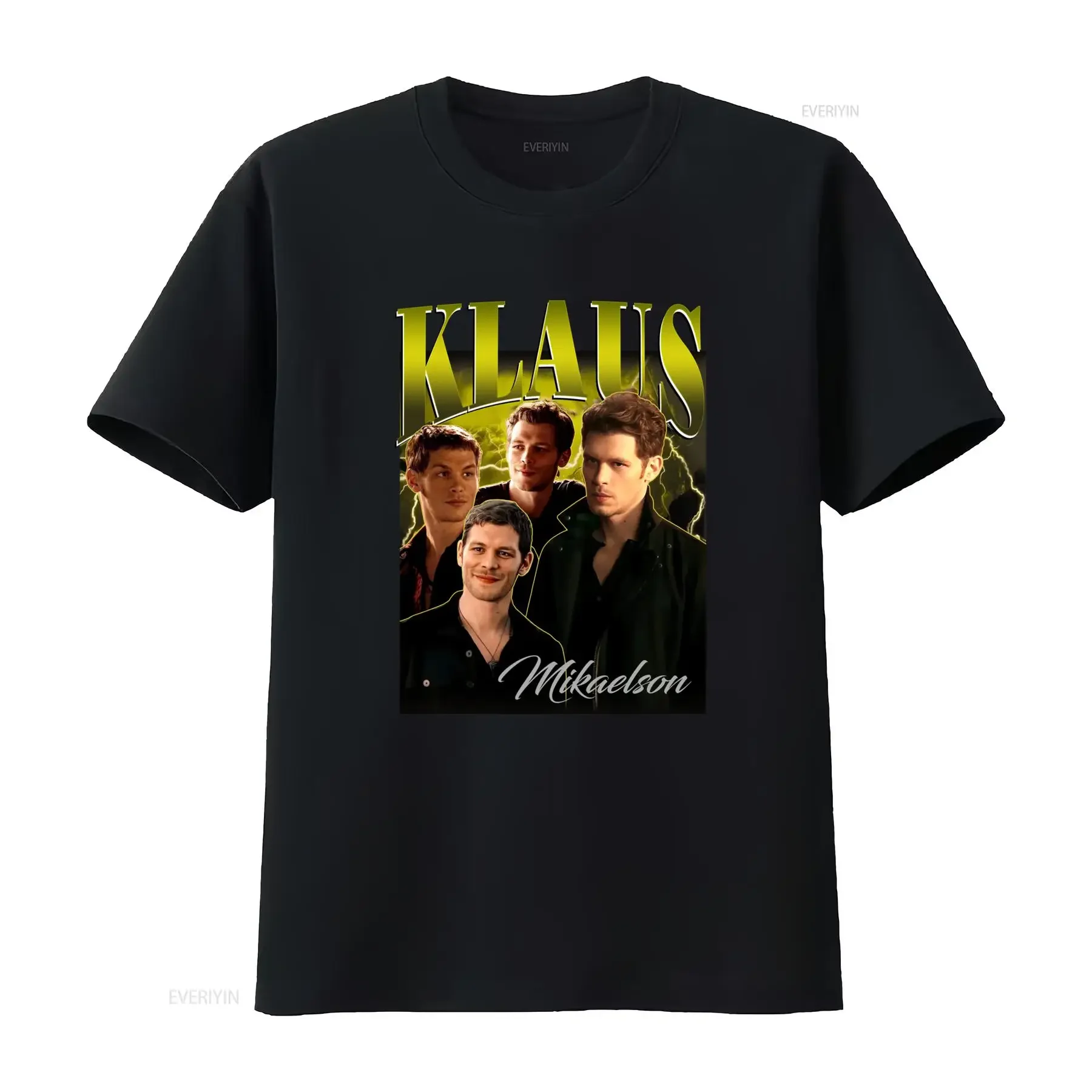 Klaus Mikaelson T Shirt SweaT Joseph Morgan Vampire Themed Print Perfect for Fans High Quality Fabric vintage Washed