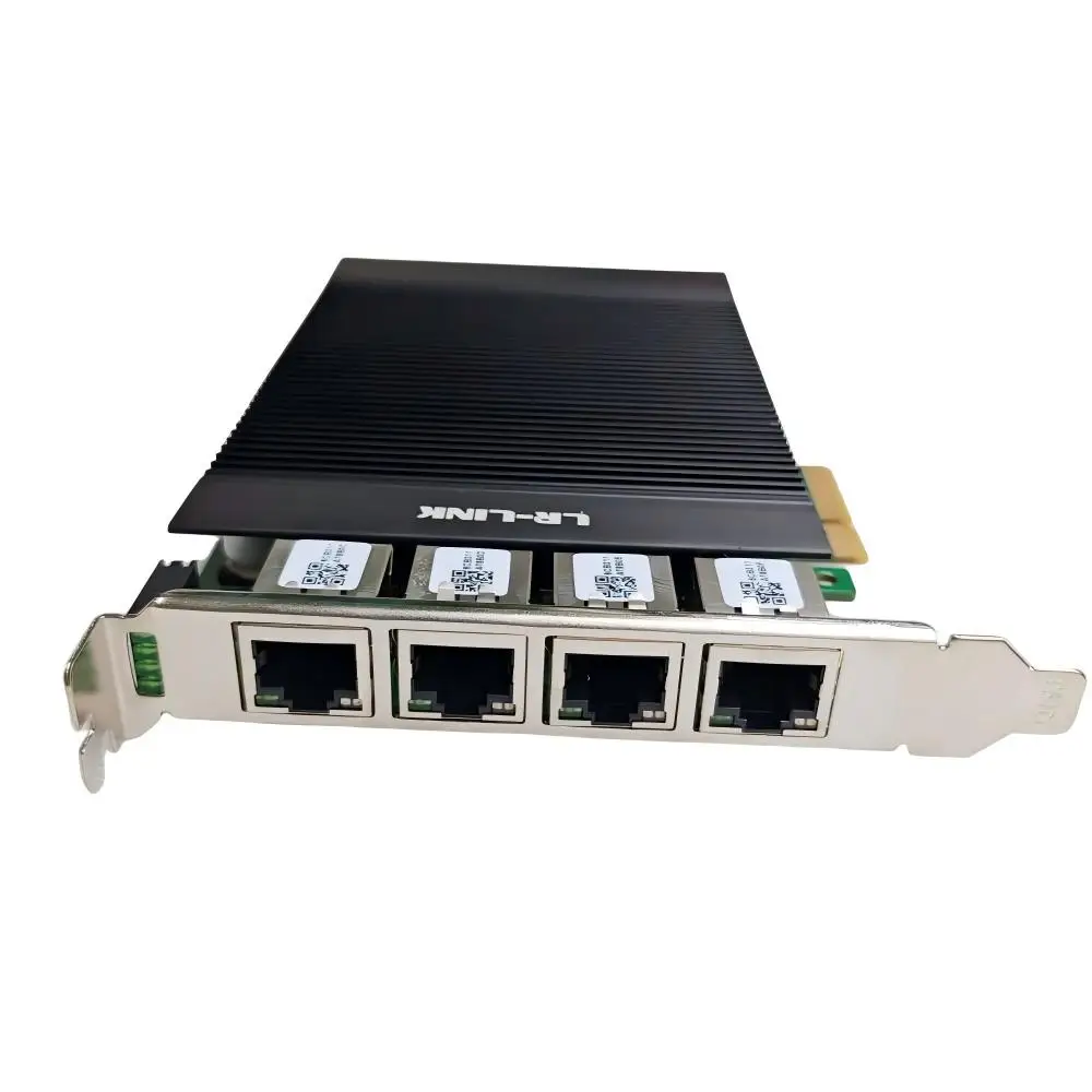 PCIE Gigabit Four Port POE Image Acquisition Card I350-4T Network Card LRES2004PT-POE