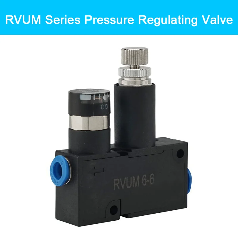 

Микроклапан регулирования давления серии RVUM RVUM6-6 Мини-разъем с регулируемой скоростью и давлением RVUM4-4