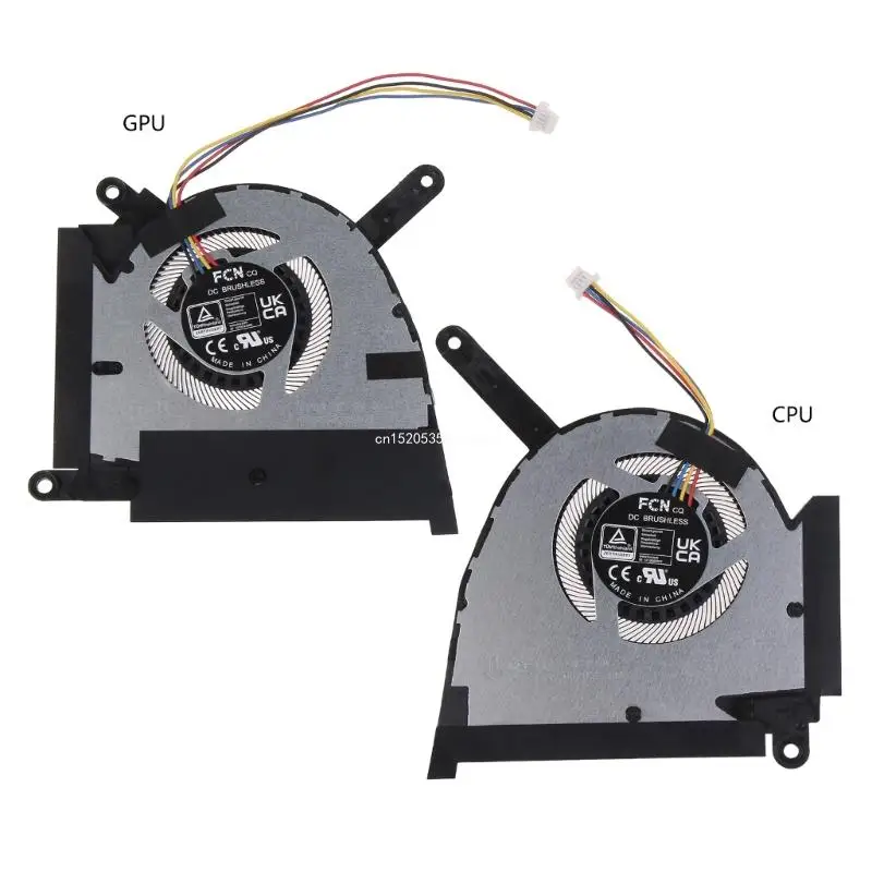 

Upgraded CPU/GPU/CPU&GPU Cooling Fan Compact-size Metal Material for ASUS-FX517 Dropship