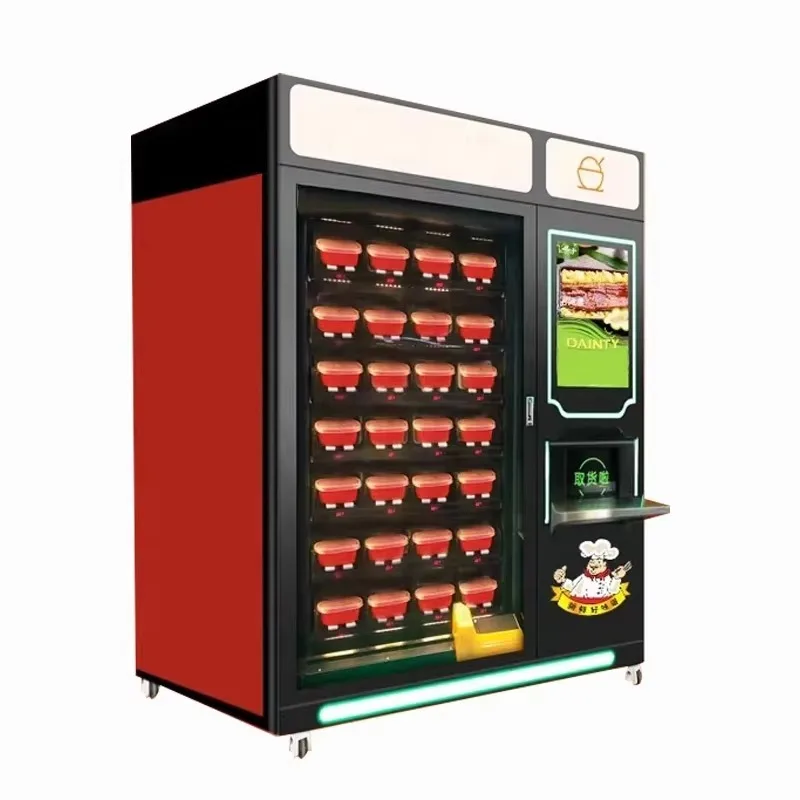 

Automatic Office Hot Food Vending Machine Fast Breakfast Lunch & Dinner for Busy Workplaces