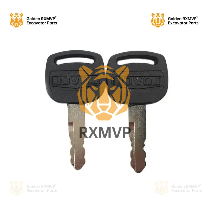 3pcs Excavator Accessories For FR60/65/80/150/170/220 Excavator ignition key Excavator Supplies