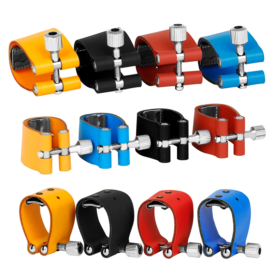 

Универсальный зажим для лигатуры саксофона – регулировка одним винтом для альт-саксофона, тенор-саксофона и сопрано-саксофона | Быстрый и надежный фиксатор для мундштука